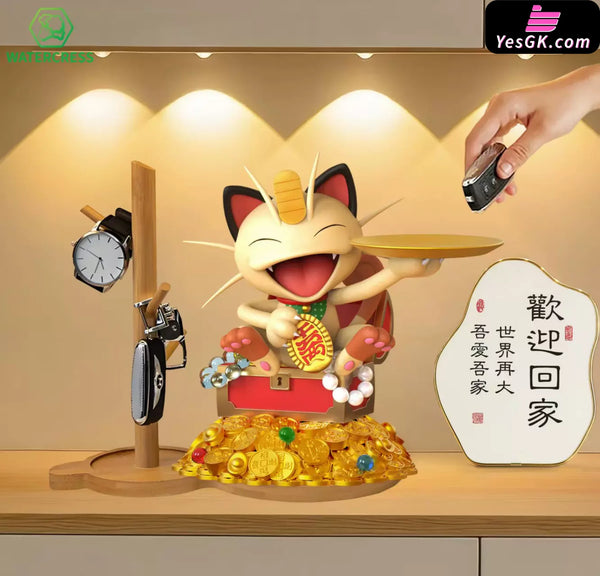 Pokémon Attract Wealth Storage Meowth GK Statue - Watercress Studio [Pre-Order] - Pokemon