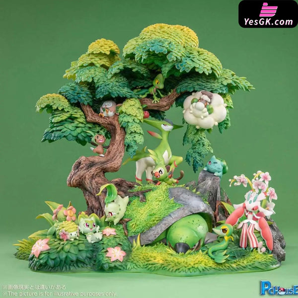 Pokémon Attribute Series Fifth Bullet Grass Statue - Pc House Studio [Pre-Order]