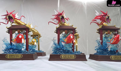 Pokémon Auspicious Series Carp Jumping Over Dragon Gate GK Statue - PSD Studio [In-Stock] Pokémon