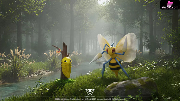 Pokémon Beedrill Evolution Group & Mega Beedrill 1/20 GK Statue - Wonder Studio [Pre-Order] - Pokemon