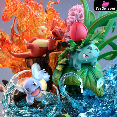 Pokémon Big Three Resin Statue - Bei Ji Xing Studio [Pre-Order Closed] Full Payment Pokémon