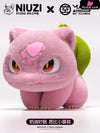 Pokémon Black & Pink Bulbasaur GK Statue - Niuzi Studio [In-Stock] Pokémon