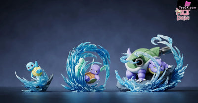 Pokémon Blastoise Evolution Set GK Statue - Dai Dai Studio [Pre-Order] Deposit / Blastoise Evolution Set / Different
