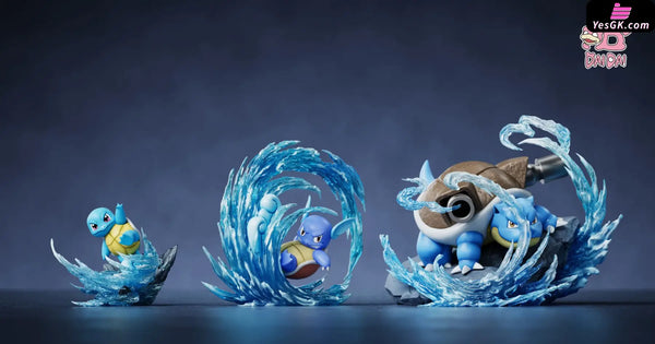 Pokémon Blastoise Evolution Set GK Statue - Dai Dai Studio [Pre-Order] Deposit / Blastoise Evolution Set / Primary