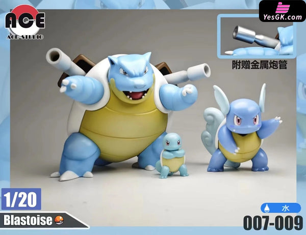 Pokemon Blastoise Group 1/20 GK Statue - ACE Studio [In-Stock] - Full Payment / Original Color - Pokemon