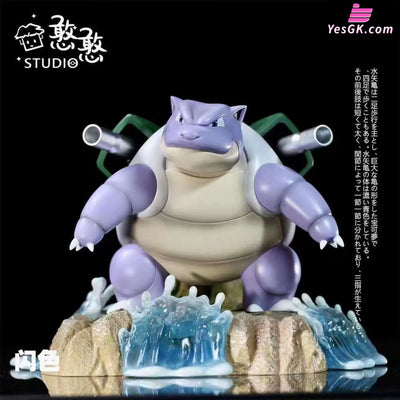 Pokemon Blastoise Resin Statue - Han Studio [Pre - Order] Deposit / Glitter Color Ex Version Pokémon