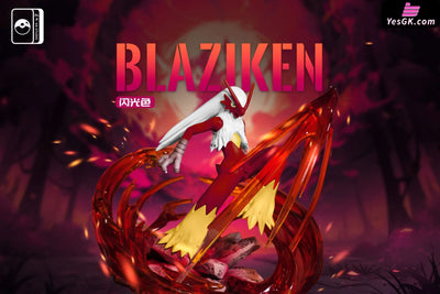Pokémon Blaziken Resin Statue - Gang Shang Kai Hua Studio [Pre-Order] Deposit / Glitter Color