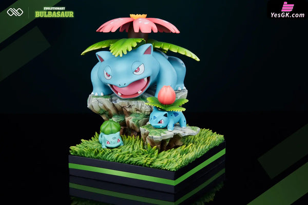 Pokémon Bulbasaur Evolution Group Statue - Infinite Studio [Pre-Order]