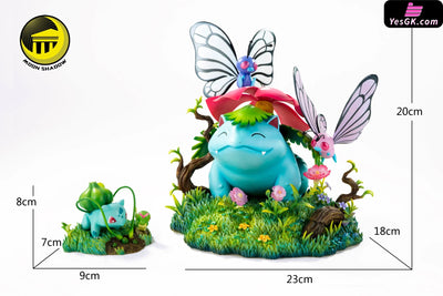 Pokemon - Bulbasaur/ Venusaur Family Resin Statue Moon Shadow Studio [In Stock]