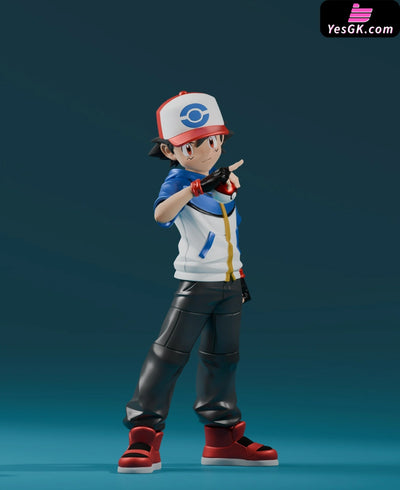 Pokémon BW Ash 1/20 GK Statue - Childhood Studio [Pre-Order] Pokémon