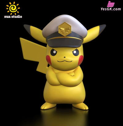 Pokémon Captain Pikachu Tsundere Statue - Sun Studio [Pre-Order] Deposit / Small Scale