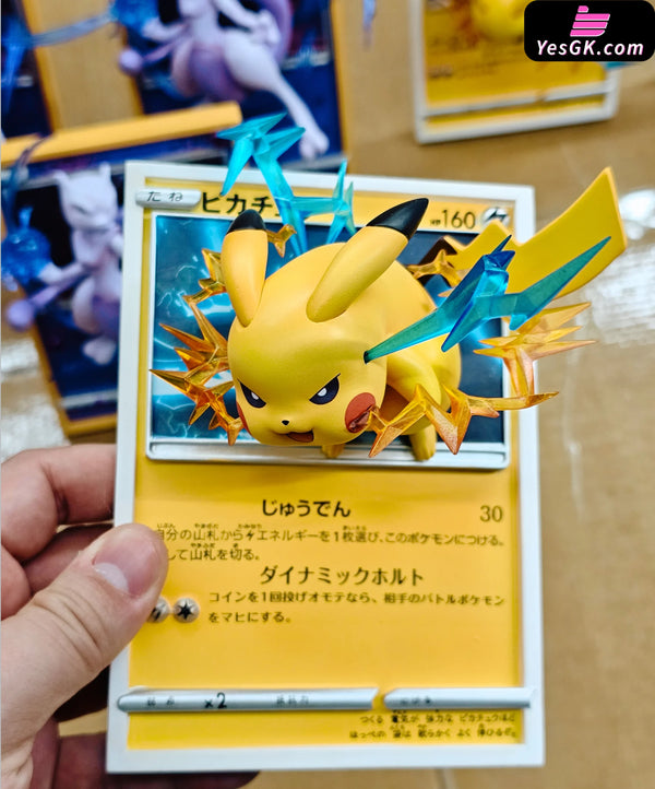 Pokémon Card 012 Pikachu is coming 2.0 GK Statue - GEISHA Studio [In-Stock] Pokémon