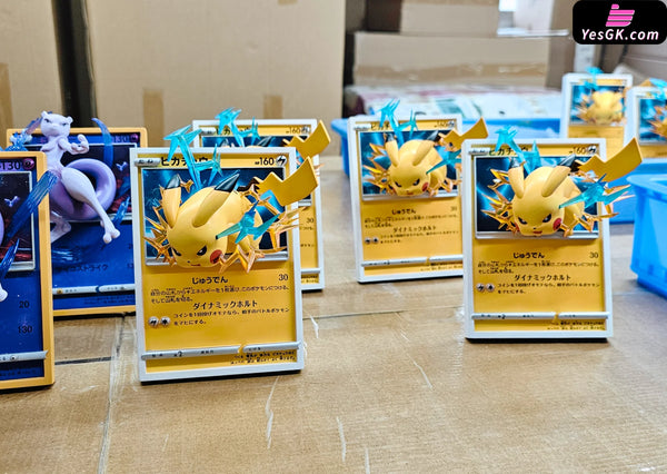 Pokémon Card 012 Pikachu is coming 2.0 GK Statue - GEISHA Studio [In-Stock] Pokémon