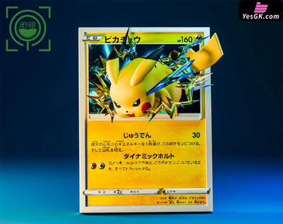 Pokémon Card 012 Pikachu is coming 2.0 GK Statue - GEISHA Studio [Pre-Order] Pokémon