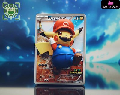 Pokémon Card #15 & #16 Jumpman Pikachu & Luigi Pikachu GK Statue - GEISHA Studio [Pre-Order] Pokémon