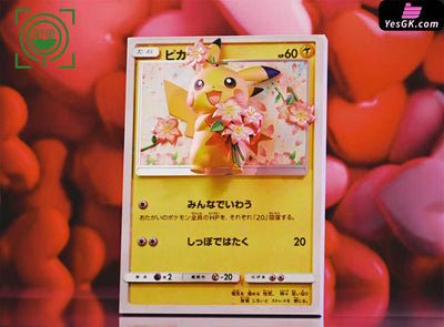 Pokémon Card #17 Bouquet Pikachu GK Statue - GEISHA Studio [Pre-Order] Pokémon
