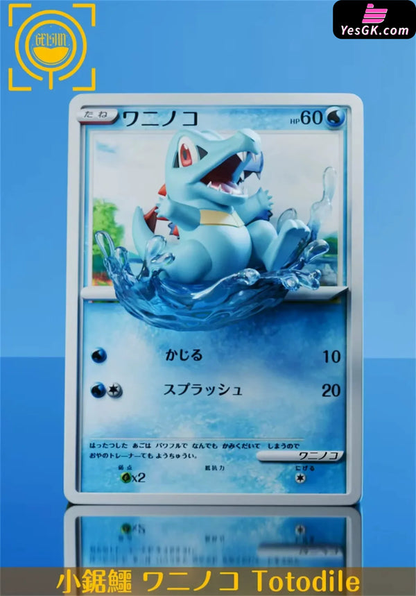 Pokémon Cards Episode #23 Chikorita #24 Totodile #25 Cyndaquil 1/6 GK Statue - GEISHA Studio [Pre-Order] - Pokemon