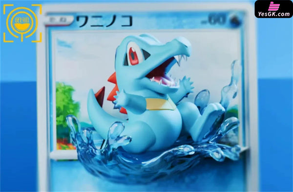 Pokémon Cards Episode #23 Chikorita #24 Totodile #25 Cyndaquil 1/6 GK Statue - GEISHA Studio [Pre-Order] - Deposit