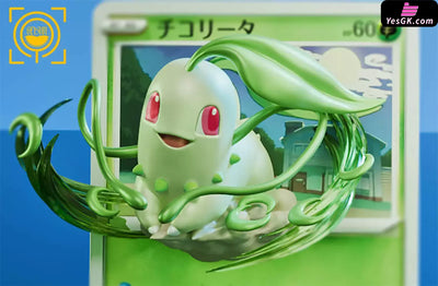 Pokémon Cards Episode #23 Chikorita #24 Totodile #25 Cyndaquil 1/6 GK Statue - GEISHA Studio [Pre-Order] - Deposit