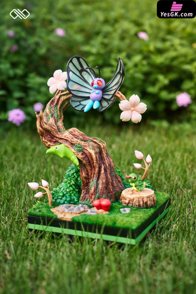 Pokemon Caterpie Evolution Group Statue - Infinite Studio [Pre - Order] Deposit / Primary Color Set