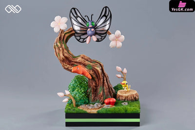Pokemon Caterpie Evolution Group Statue - Infinite Studio [Pre - Order] Pokémon