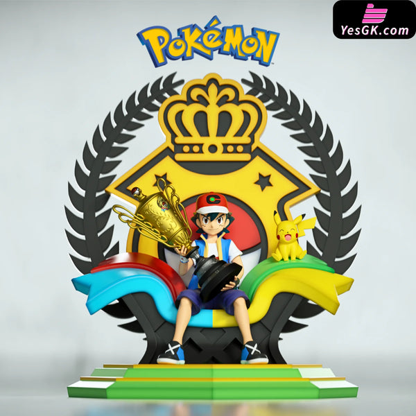 Pokemon Champion of Thrones Ash Ketchum 1/20 GK Statue - ABC Studio [In-Stock] - Pokemon