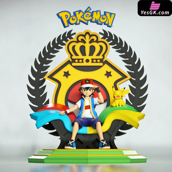Pokemon Champion of Thrones Ash Ketchum 1/20 GK Statue - ABC Studio [In-Stock] - Full Payment / A Version - Pokemon
