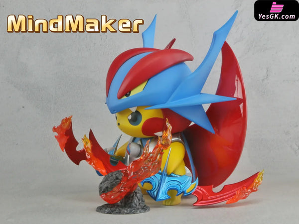 Pokemon Changskin Pikachu Mega Salamence GK Statue - MindMaker Studio [In-Stock] - Pokemon