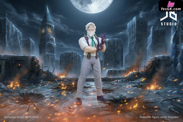 Pokemon Character Series Opelucid Gym Leader Drayden Statue - JB Studio [In-Stock] - Full Payment - Pokemon