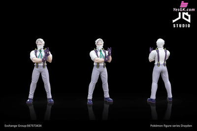 Pokemon Character Series Opelucid Gym Leader Drayden Statue - JB Studio [In-Stock] - Full Payment - Pokemon