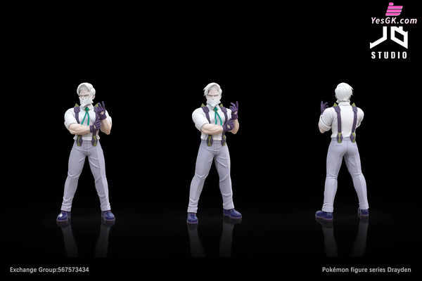 Pokemon Character Series Opelucid Gym Leader Drayden Statue - JB Studio [In-Stock] - Full Payment - Pokemon