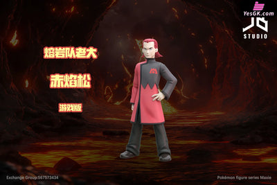 Pokémon Character Series Team Magma Boss Maxie 1/20 GK Statue - JB Studio [Pre-Order] Deposit / A: Game Version Pokémon