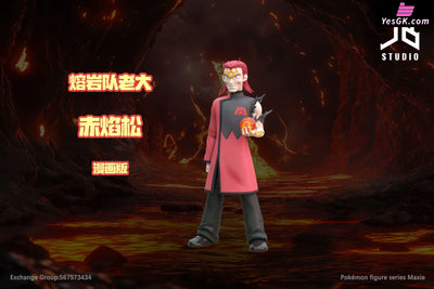 Pokémon Character Series Team Magma Boss Maxie 1/20 GK Statue - JB Studio [Pre-Order] Deposit / B: Comic Version Pokémon