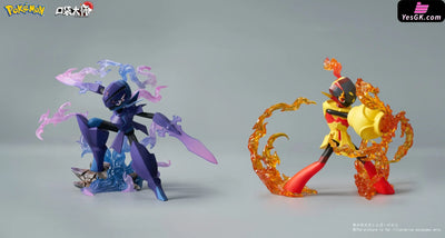 Pokémon Charcadet & Ceruledge & Armarouge 3D Pokédex GK Statue - POKE MANSTER Studio [Pre-Order] Pokémon