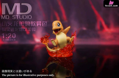 Pokémon Charizard Evolution Set GK Statue - MD Studio [Pre-Order] Pokémon