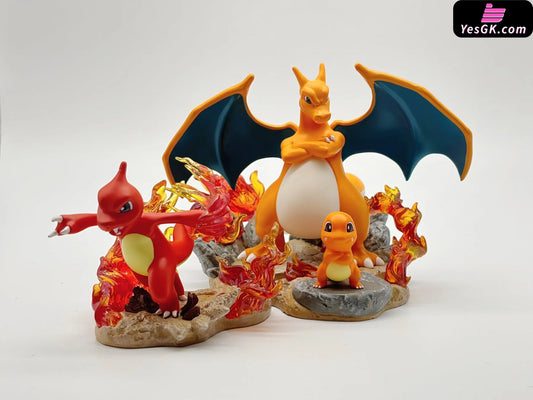 Pokemon Charizard Evolution Set Statue - Shi Yin Gao Yuan Studio [Pre-Order] Deposit / 1/20 Scale