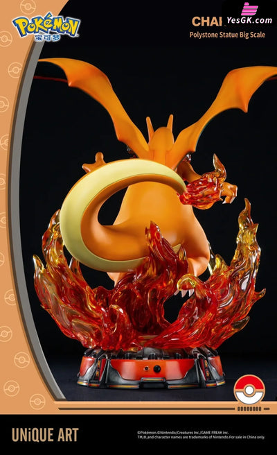 Pokemon Charizard Licensed Statue - UNiQUE ART Studio [In-Stock] - Full Payment - Pokemon
