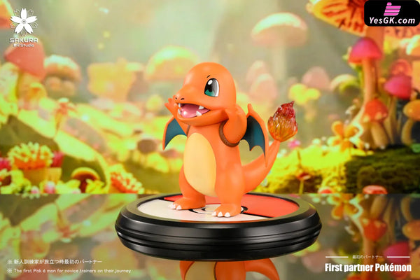 Pokemon Charmander & Bulbasaur & Squirtle GK Statue - SAKURA Studio [In-Stock] - Pokemon