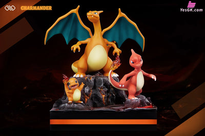 Pokémon Charmander Evolution Group Statue - Infinite Studio [Pre-Order] Deposit / Primary Color