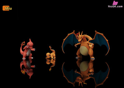 Pokémon Charmander Evolution Set GK Statue - Miu Studio [Pre-Order] Deposit / Primary color Pokémon