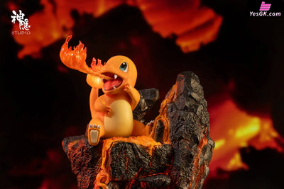 Pokémon Charmander on Lava GK Statue - Shen Yin Studio [Pre-Order] Full Payment Pokémon