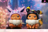 Pokémon Chibi Eevee Dress Up Series #2 Espeon & Umbreon Gk Statue - Come On Studio [Pre-Order]