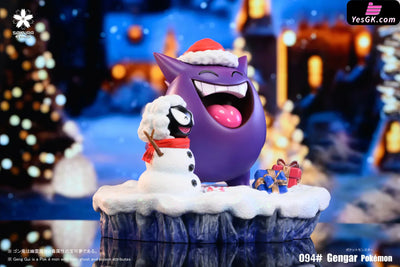 Pokemon Christmas Gengar GK Statue - SAKURA Studio [In-Stock] - Full Payment - Pokemon