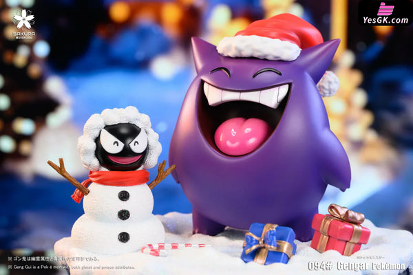 Pokemon Christmas Gengar GK Statue - SAKURA Studio [In-Stock] - Full Payment - Pokemon