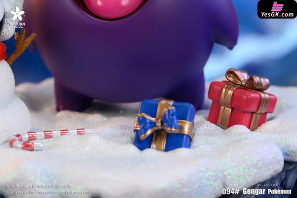 Pokemon Christmas Gengar GK Statue - SAKURA Studio [In-Stock] - Full Payment - Pokemon