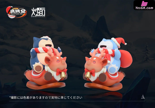 Pokemon Christmas Snorlax GK Statue - TiaoTiao Hall Studio & CM Studio [In-Stock] - Pokemon