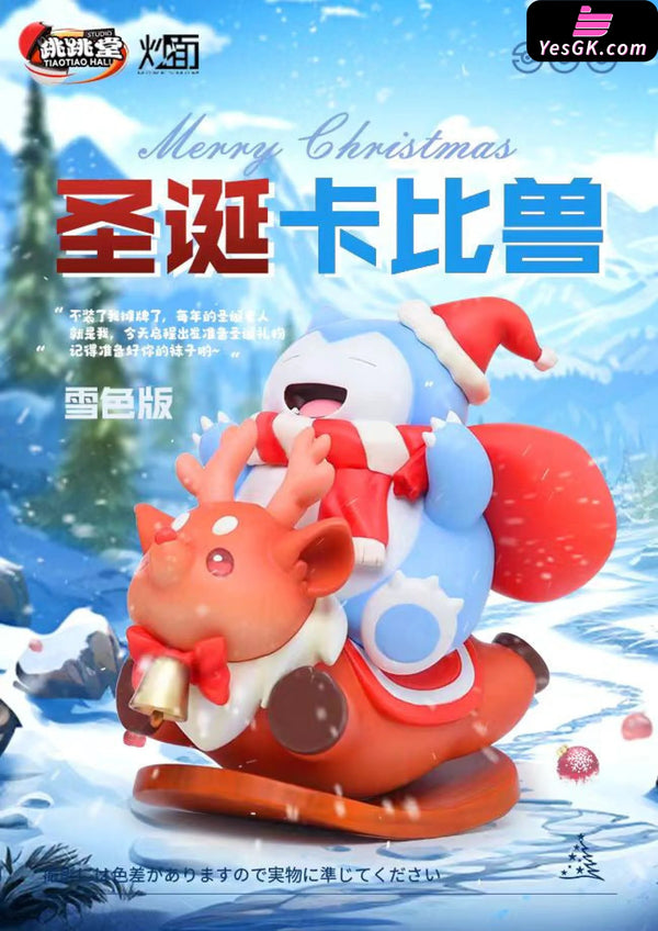 Pokemon Christmas Snorlax GK Statue - TiaoTiao Hall Studio & CM Studio [In-Stock] - Full Payment / Christmas Snow Color