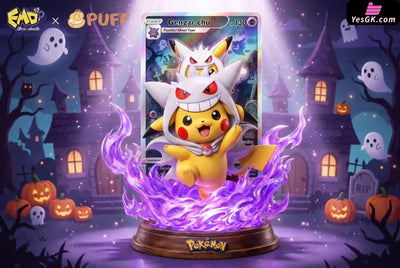 Pokemon Collection 001 Gengar-chu Pikachu Cosplay Gengar Statue - EMO x Puff Studio