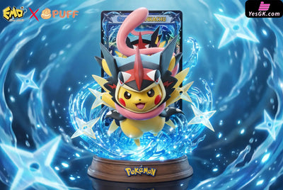 Pokemon Collection 002 Pikachu Cosplay Greninja Statue - EMO x Puff Studio