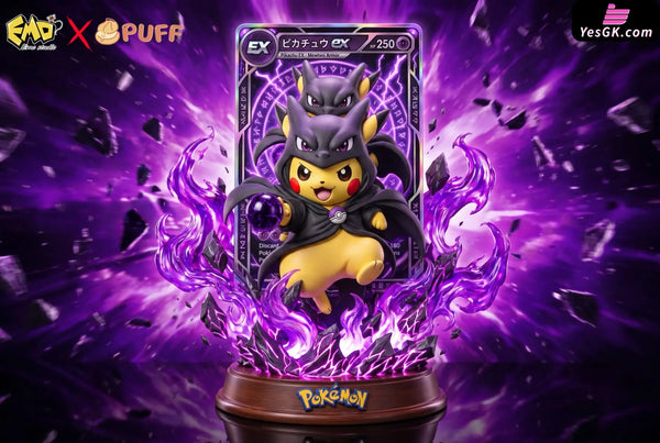 Pokemon Collection 004 Pikachu Cosplay Mewtwo Statue - EMO x Puff Studio